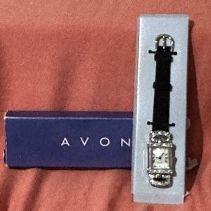 Vintage Avon Rhinestone Accent Watch FSC: 17312-1